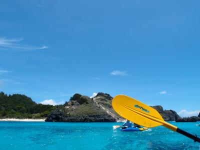 11年夏休み 小笠原諸島 3 シーカヤックでジニービーチへgo 父島 東京 の旅行記 ブログ By Cちゃんさん フォートラベル