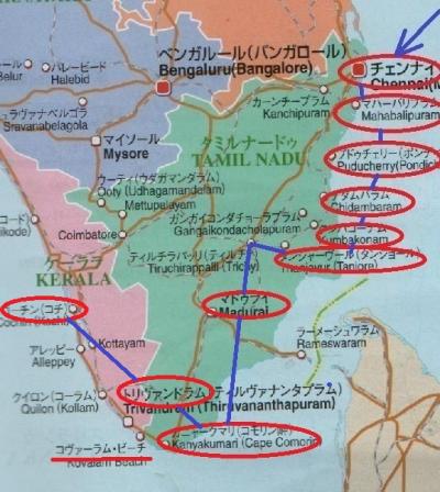 東南アジア&南インドフラフラ旅日記2014(38)トリバンドラム→コーチン