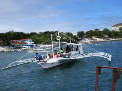 晴れおじさん 激安バンカーボート に乗る セブ島 フィリピン の旅行